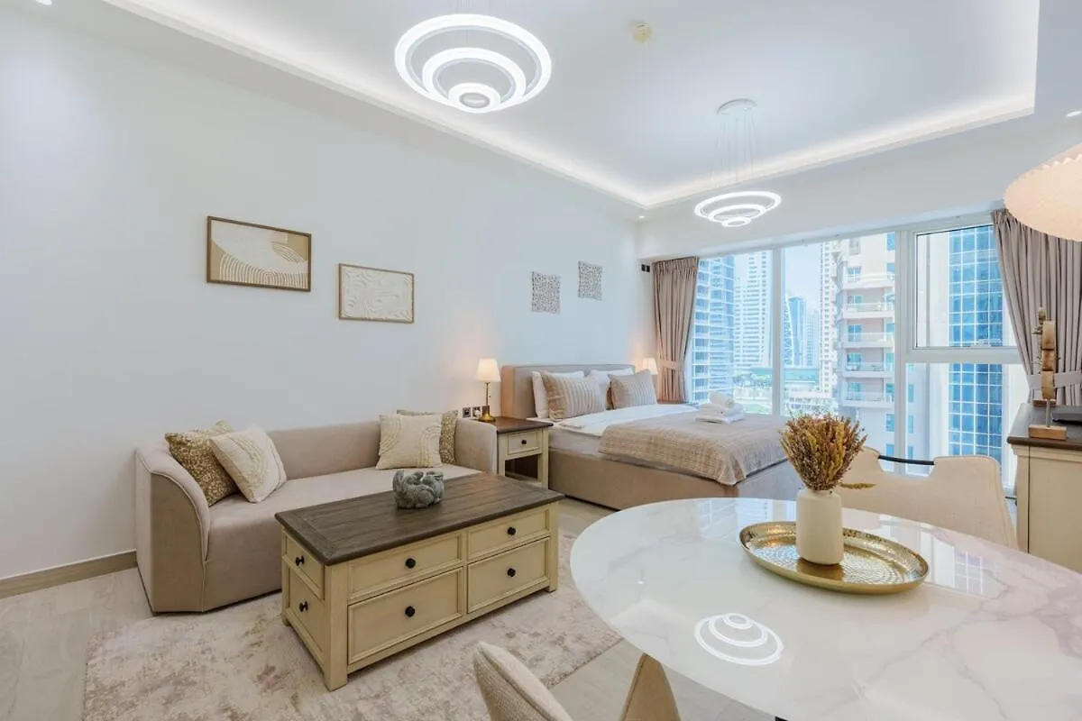Lovely Studio Apartment In Me Do Re Jlt Dubaï 0*,